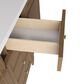 James Martin Brittany 60" Double Bathroom Vanity in Pecan with 3 cm White Zeus Silestone Top and Rectangular Sinks, , large