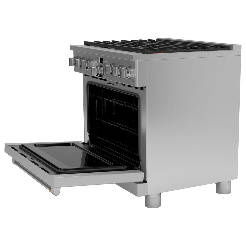 Cafe 5.75 Cu. Ft. Freestanding Dual Fuel Range in Stainless Steel and Brushed Stainless, , large