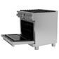 Cafe 5.75 Cu. Ft. Freestanding Dual Fuel Range in Stainless Steel and Brushed Stainless, , large