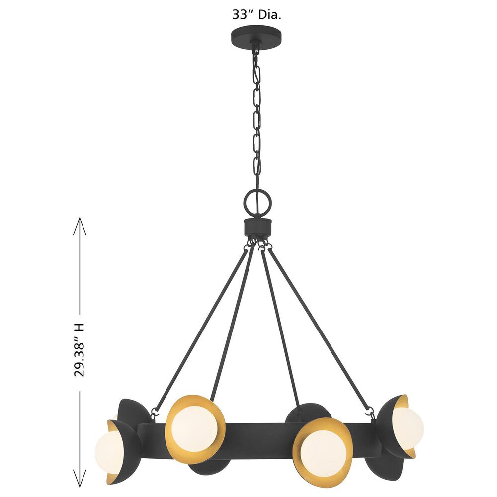 Savoy House Pierson 8-Light Chandelier in Black Cashmere, , large