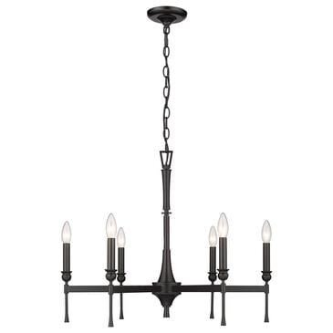 Golden Lighting Landon 6-Light Chandelier in Matte Black, , large