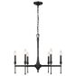 Golden Lighting Landon 6-Light Chandelier in Matte Black, , large