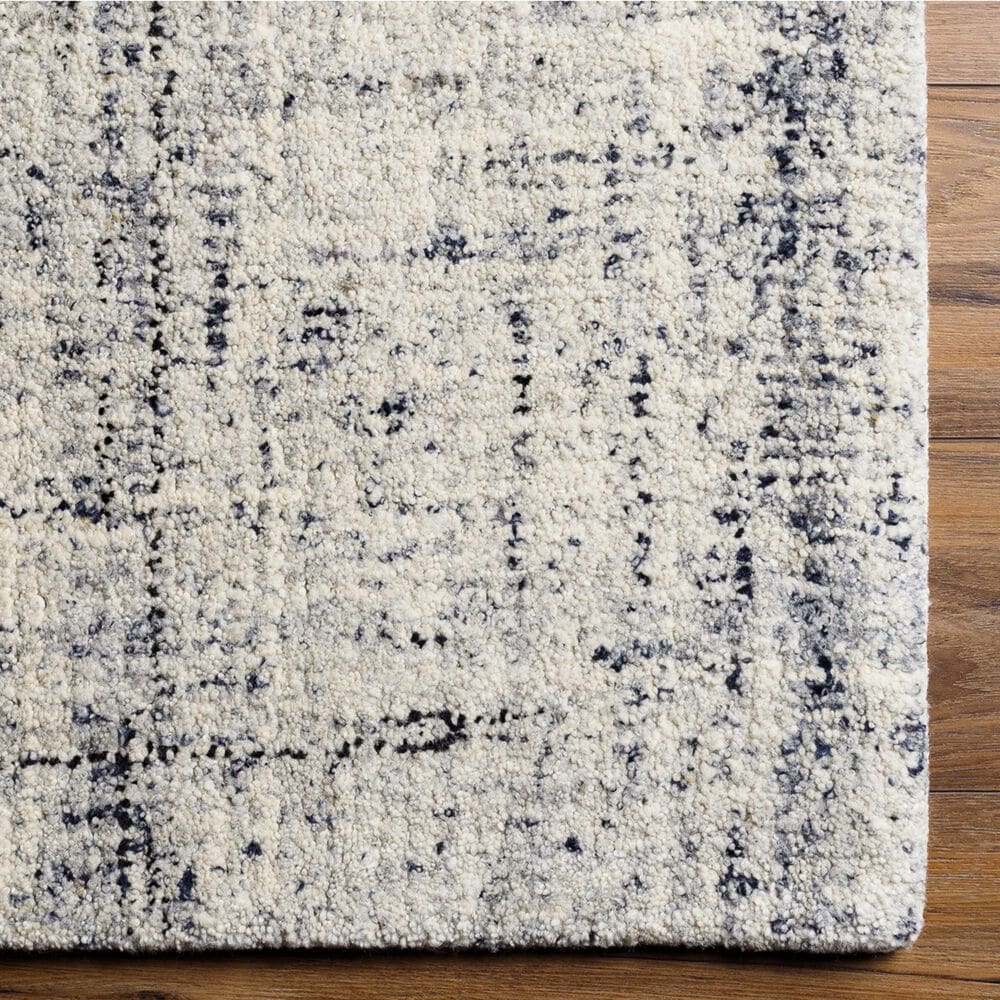 Surya Lucca 5&#39; x 7&#39;6&quot; Gray, Black and Cream Area Rug, , large