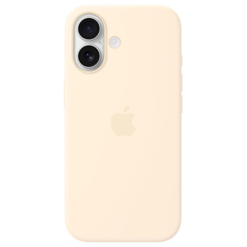 Apple Silicone Case with MagSafe for iPhone 17 in Vanilla, , large