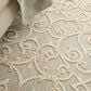 Nourison Aloha Damask 7"10" x 10"6" Natural Indoor/Outdoor Area Rug, , large