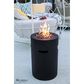 Elementi Fire Lava Tube Round Liquid Propane Fire Column in Black, , large