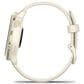 Garmin Vivoactive 6 Smartwatch 42mm Lunar Gold Aluminum Case with Bone Band, , large
