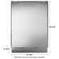 ASKO 24" Built-In Smart Dishwasher in Stainless Steel, , large