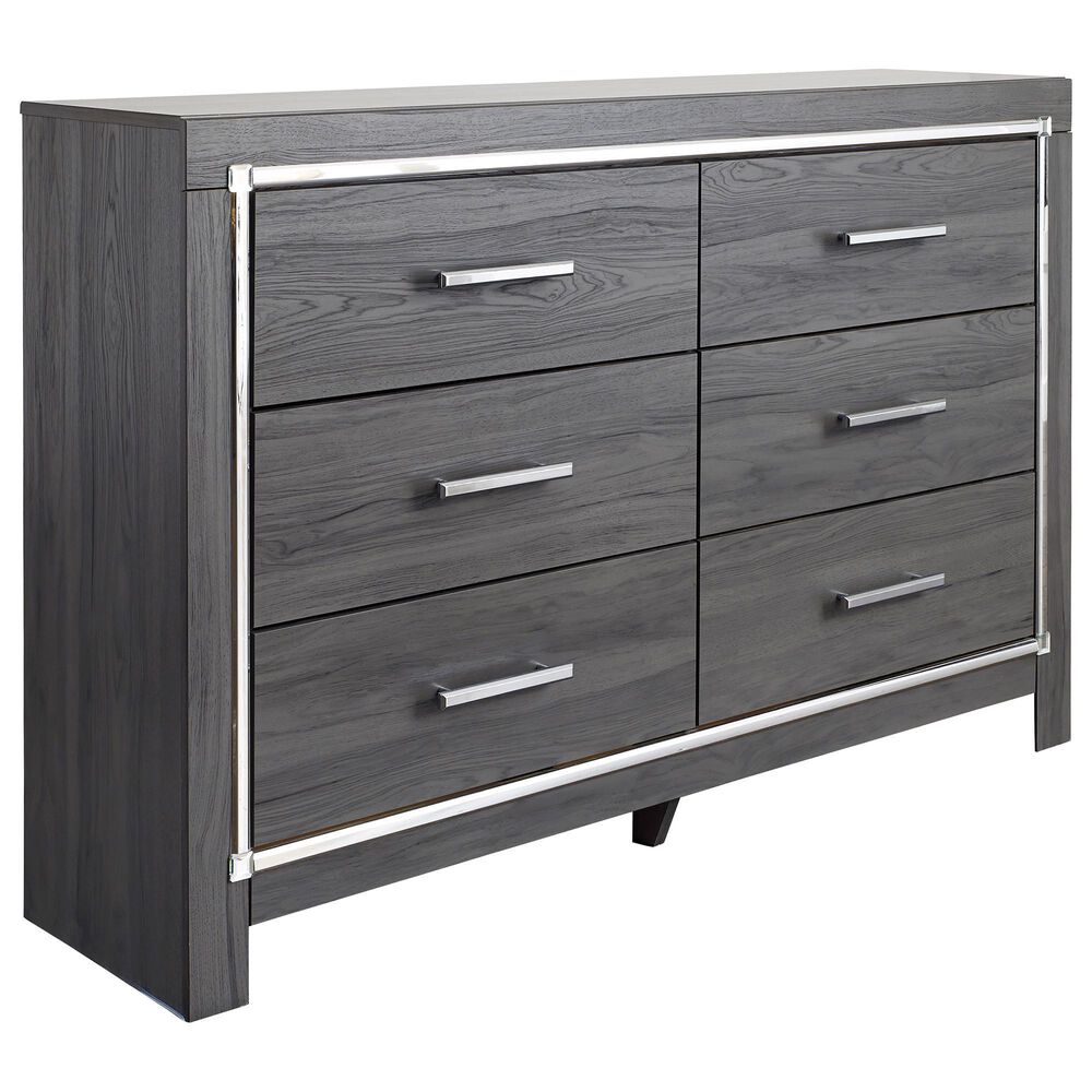 Ashley Lodanna 6 Drawer Dresser in Gray, , large