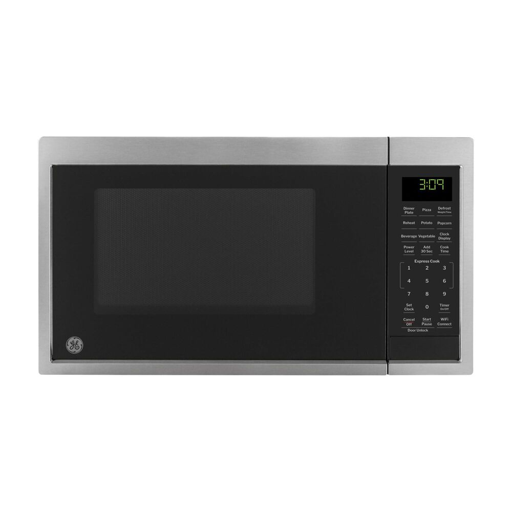 GE Appliances 0.9 Cu. Ft. Capacity Smart Countertop Microwave Oven, , large