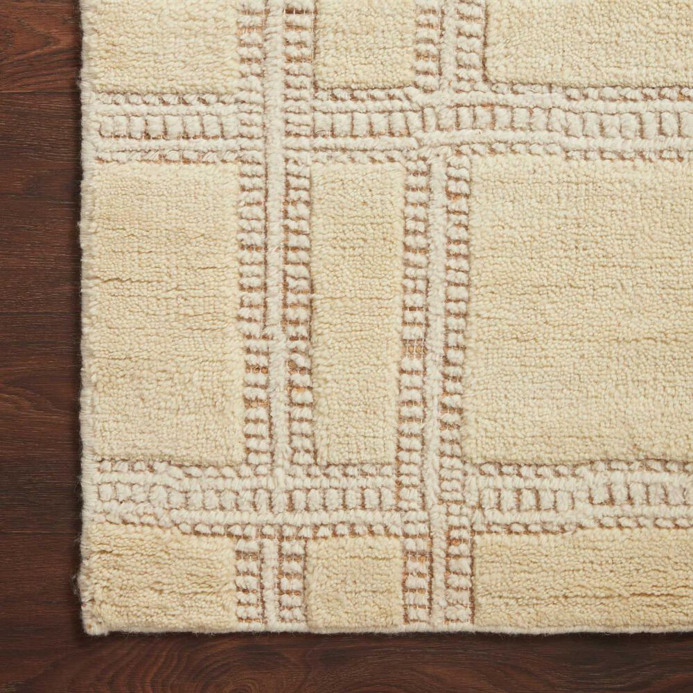Loloi Milton 4&#39; x 6&#39; Wheat and Natural Area Rug, , large