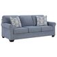 Ashley Carissa Manor Stationary Queen Sofa Sleeper in Denim, , large