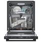 Bosch 800 Series 24"" Built-In Bar Handle Dishwasher with 8 Wash Cycles in Black, , large