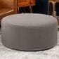 Jaxx Candler Boucle Fabric Ottoman in Dark Grey, , large