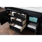 James Martin Vanities Brookfield 60" Double Bathroom Vanity in Antique Black with 3 cm Ethereal Noctis Quartz Top and Rectangle Sink, , large