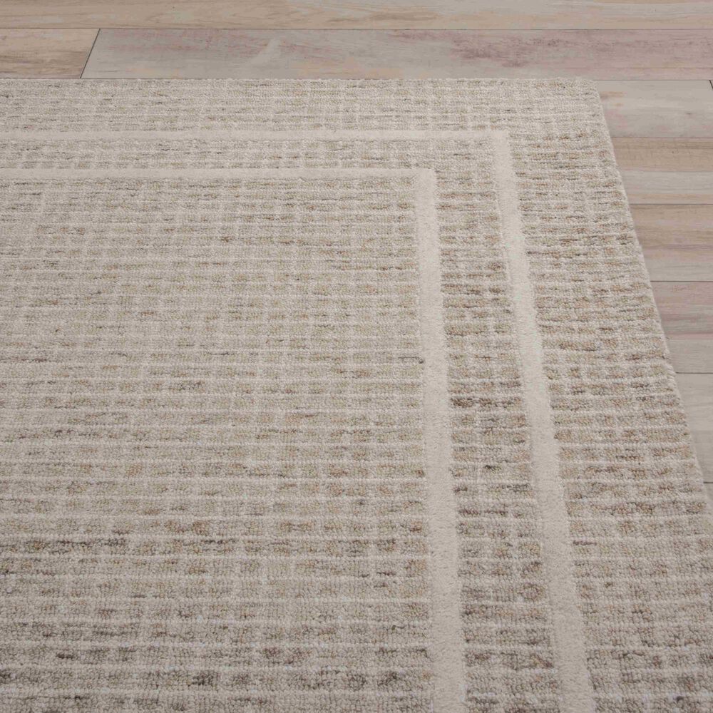 RIZZY Willow Beige, Ivory and Brown 5' x 7'6" Area Rug, , large