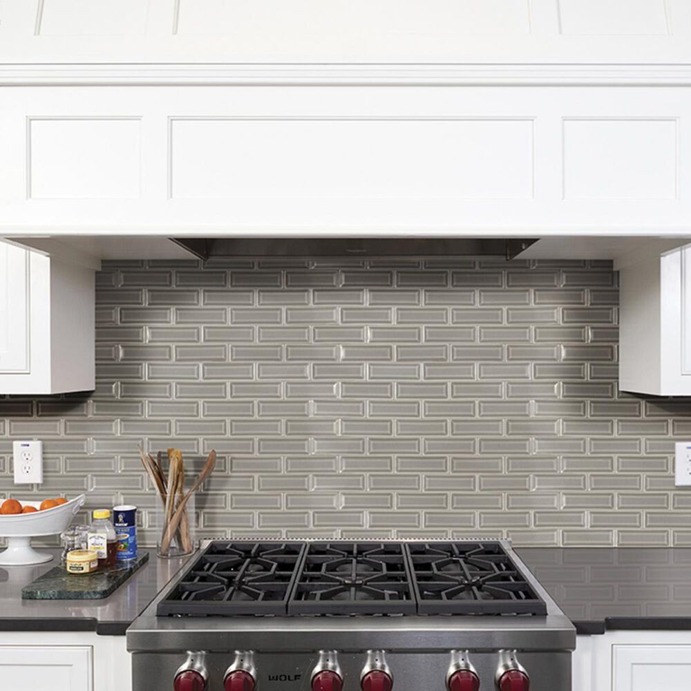 MS International Highland Park Dove Gray 12" x 12" Ceramic Tile, , large