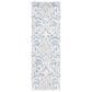 Safavieh Micro-Loop MLP532M 2"3" x 9" Blue and Ivory Runner, , large