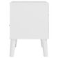 Ashley Piperton Nightstand in White and Brown, , large