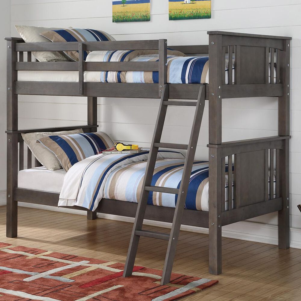 Forest Grove Princeton Twin over Twin Bunk Bed in Brown, , large