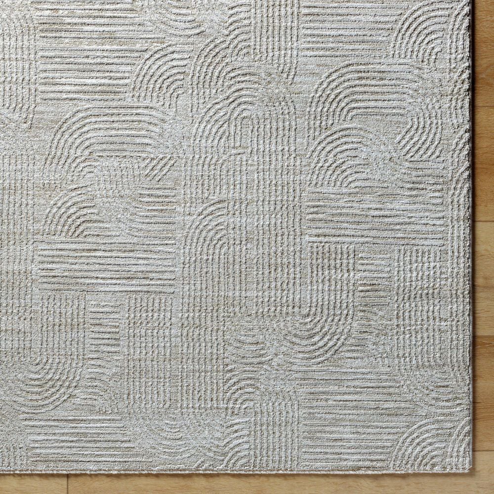 Surya Masterpiece MPC-2311 Medium Gray, Light Gray and Cream 10&#39; x 13&#39;11&quot; Area Rug, , large