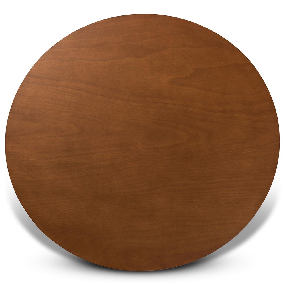 Baxton Studio Kenji 45" Dining Table in Walnut Brown - Table Only, , large
