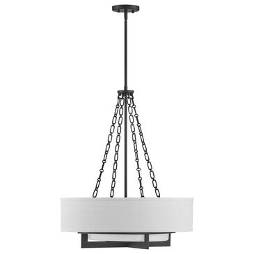 Savoy House Brentwood 4-Light Pendant in Matte Black, , large