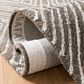 Safavieh Micro-Loop 5" x 8" Dark Grey and Ivory Area Rug, , large