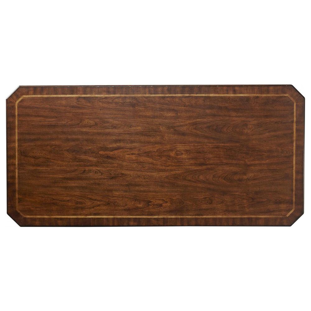 Riva Ridge Hampton 66&quot; Executive Desk in Black Cherry, , large