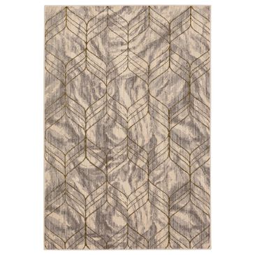 Karastan Axiom Ebb 92114-70042 8" x 10" Dove Area Rug, , large