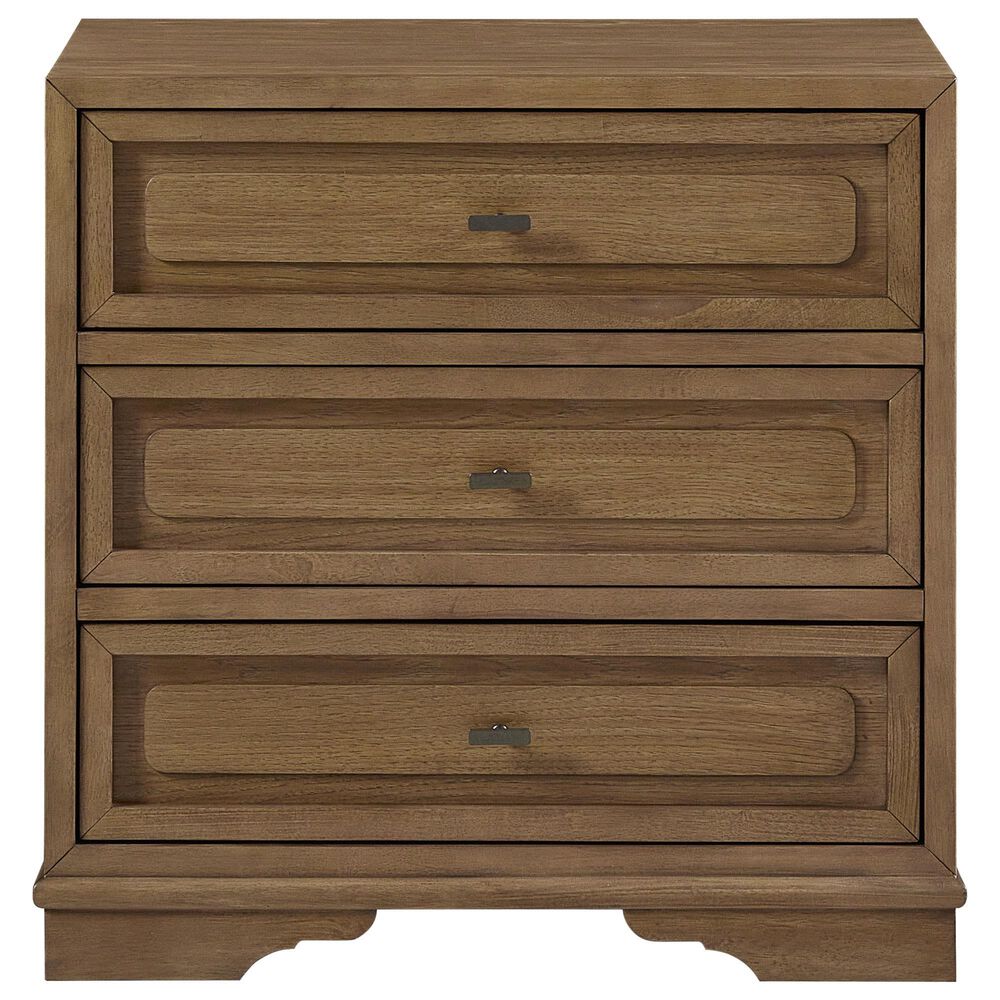 Sterling Timber Tarrington 3-Drawer Nightstand in Almond, , large