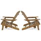 Noble House Bellwood Patio Adirondack Chair in Natural (Set of 2), , large