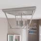 Hunter Laurel Ridge 4-Light Flush Mount in Brushed Nickel, , large