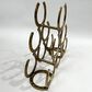 India Handicrafts Inc Western Wine Rack in Brass, , large