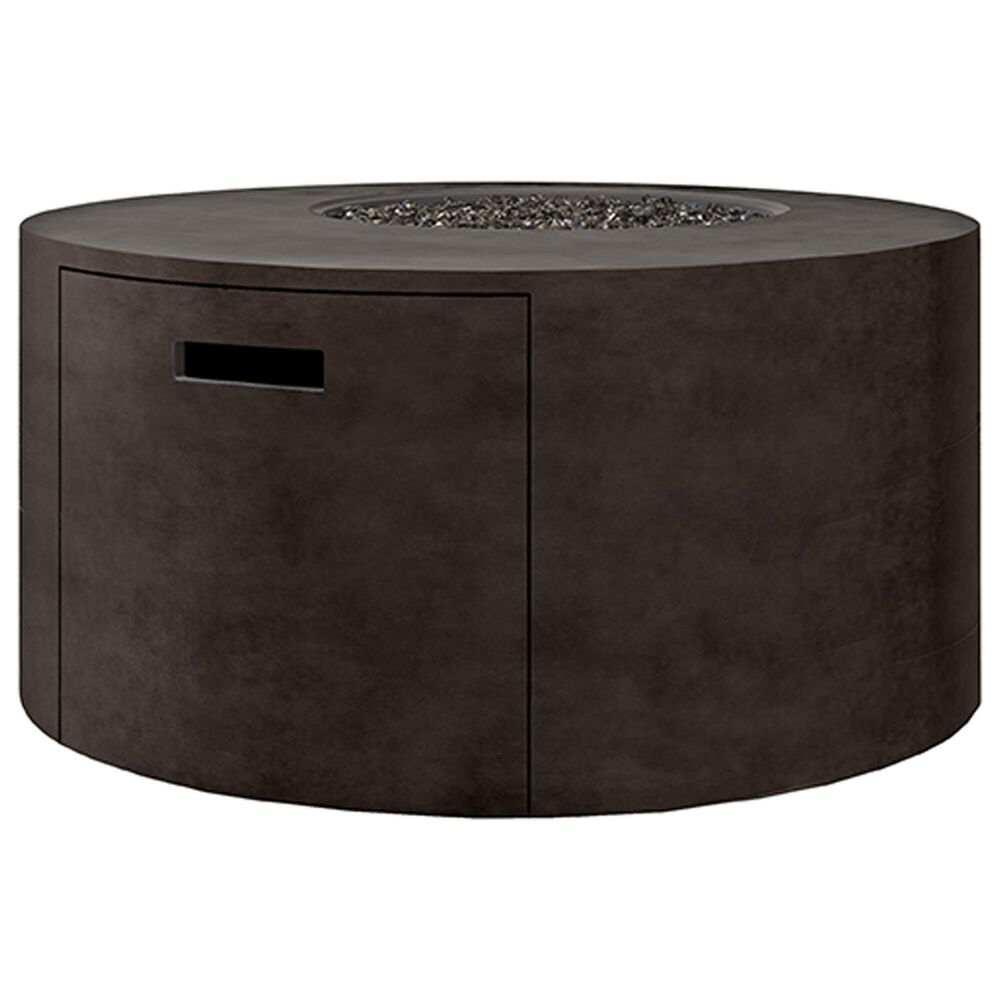 Ebel Outdoor Furniture Bellino 42" Round Fire Pit with Offset Burner in Iron, , large