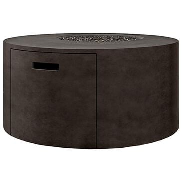 Ebel Outdoor Furniture Bellino 42" Round Fire Pit with Offset Burner in Iron, , large