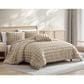 Hallmart Collectibles Bubble 4-Piece King Comforter Set in Gray, , large
