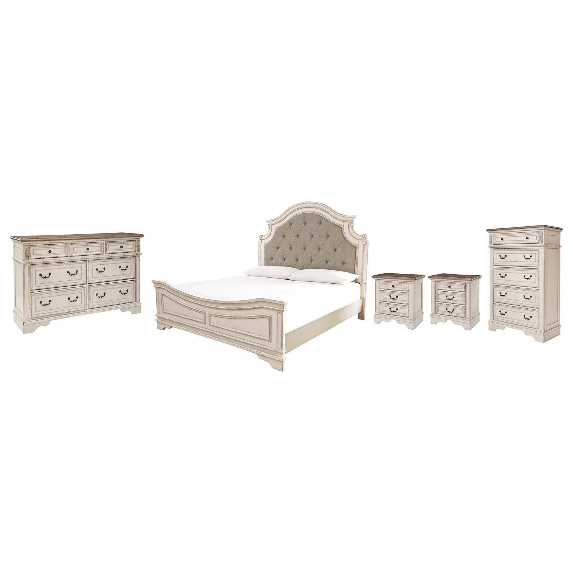 White bed discount frame ashley furniture