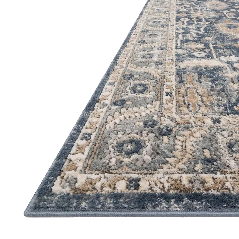 Loloi II Teagan TEA-03 2&#39;8&quot; x 13&#39; Denim and Pebble Runner, , large