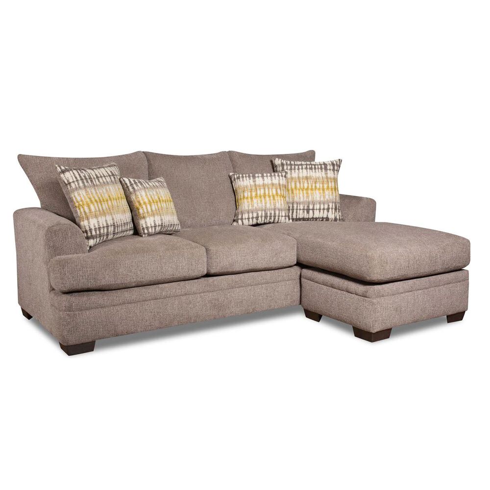 Southaven Right Facing Sofa with Chaise in Perth Pewter, , large