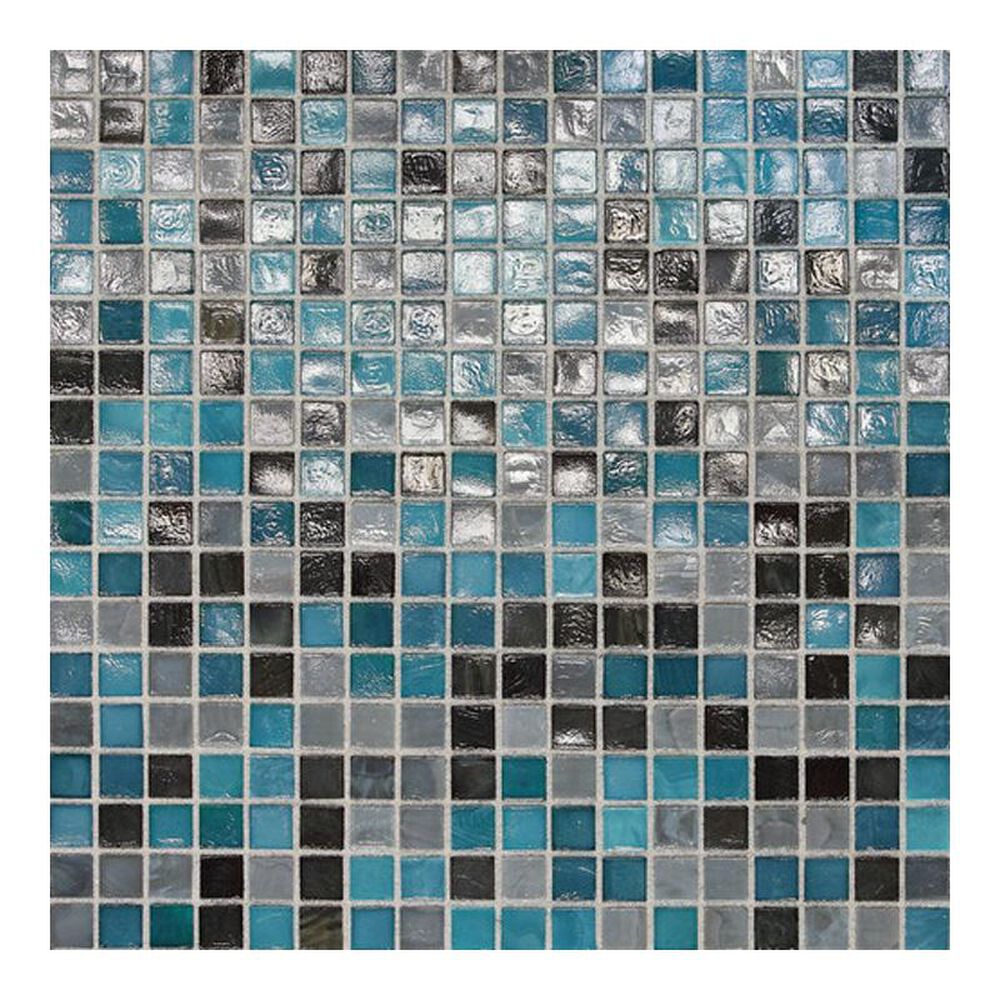 Dal-Tile City Lights Rio 12" x 12" Glass Mosaic Sheet, , large