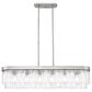 Golden Lighting Ciara 6-Light Linear Pendant in Peruvian Silver, , large