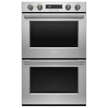 Fisher & Paykel 30" Double Electric Wall Oven with Convection and AeroTech in Stainless Steel, , large