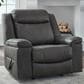 Ashley Status Check Manual Rocker Recliner in Shadow, , large
