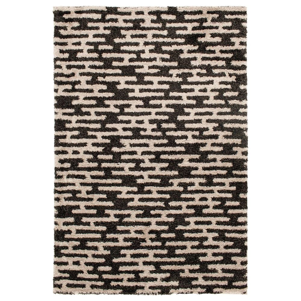 Central Oriental Tulsa Gordie 9863CHN 8' x 10' Iron and Nickel Area Rug, , large