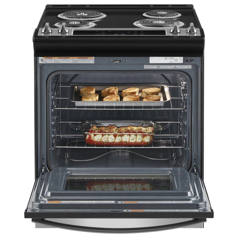 Whirlpool 4.8 Cu. Ft. Slide-in Electric Range in Stainless Steel, , large