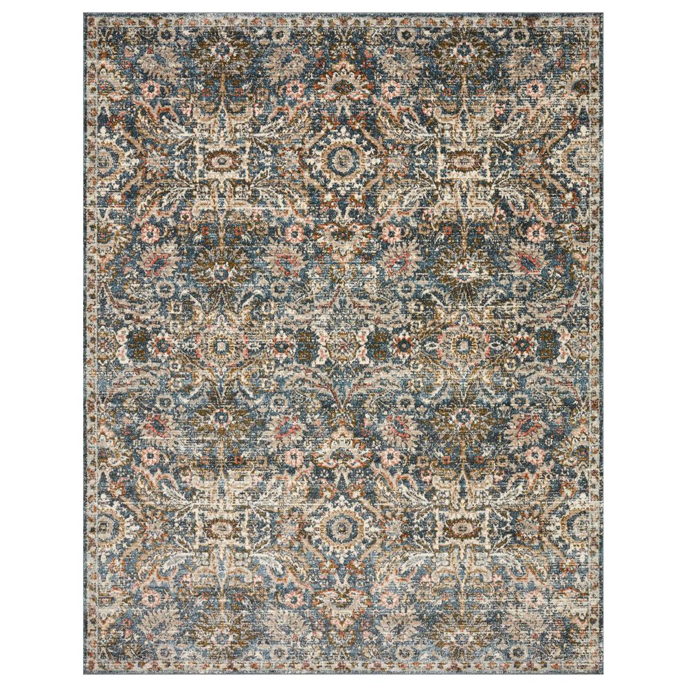 Loloi II Saban SAB-04 2"7" x 4" Blue and Sand Area Rug, , large