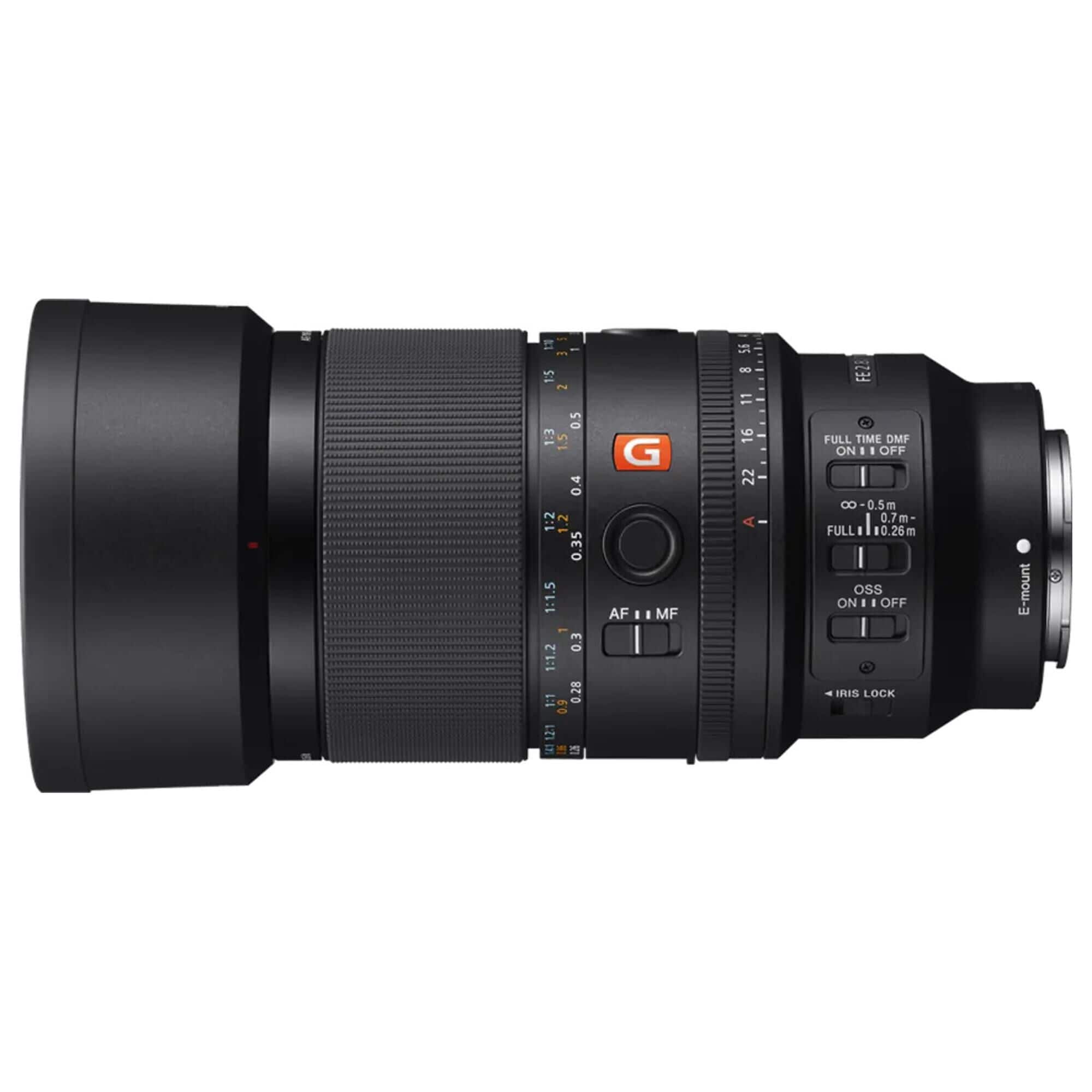 Sony FE 100mm f/2.8 G Master Prime Macro Lens in Black
