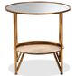 Baxton Studio Tamsin Accent Table in Antique Gold, , large