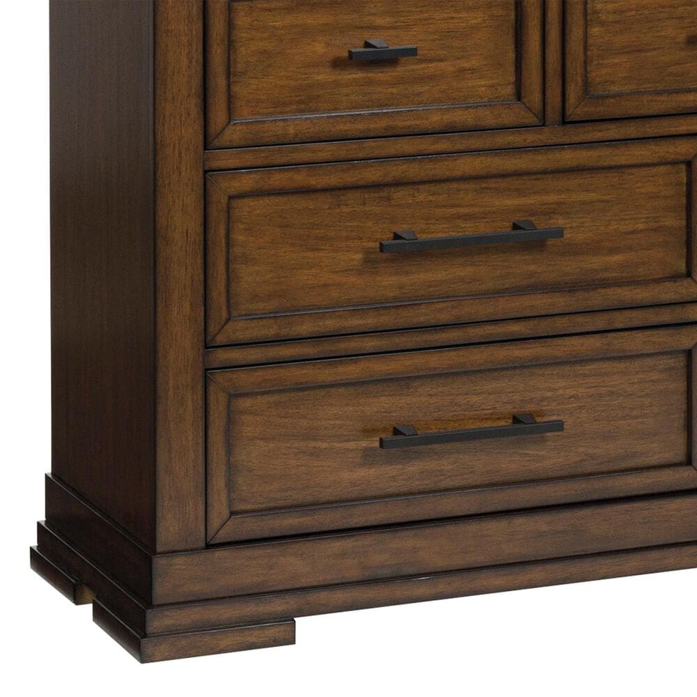 Ashley Taffenbrook 4-Piece King Storage Bedroom Set in Medium Brown and Black, , large